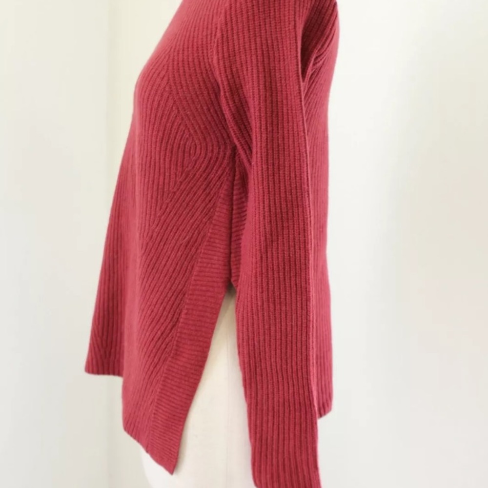 NWT Ann Taylor Rust Red Crewneck Sweater - Picture 5 of 7